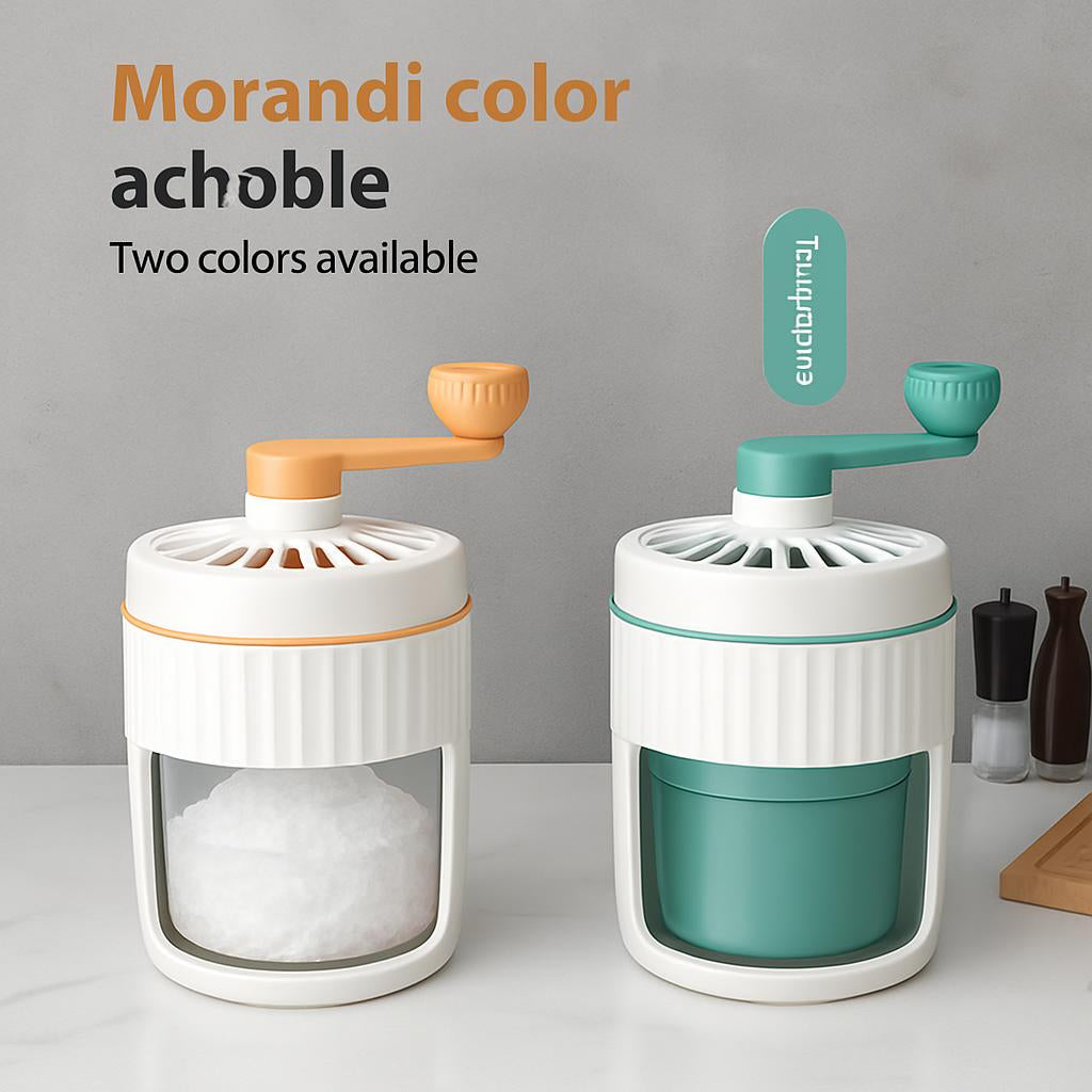 Hand Cranked Ice Shaving Machine for Smoothies