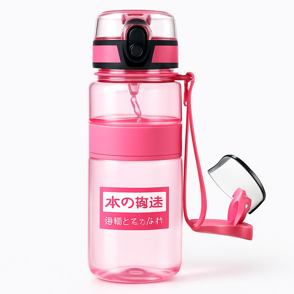 Pink Reusable Water Bottle - Eco-Friendly and Durable