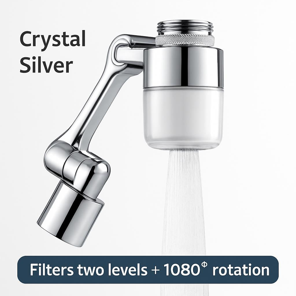 Copper Filter Robotic Arm Faucet Extender