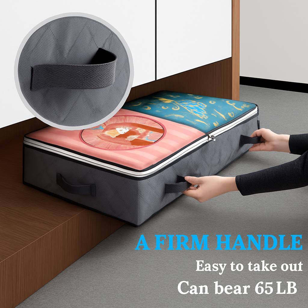 Eco-Friendly Floral Storage Bag with Durable Design