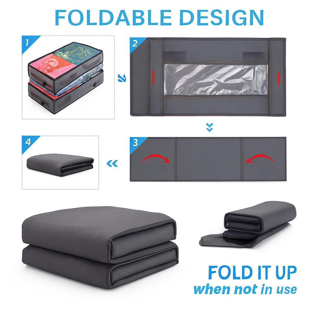 Eco-Friendly Floral Storage Bag - Durable Organizer