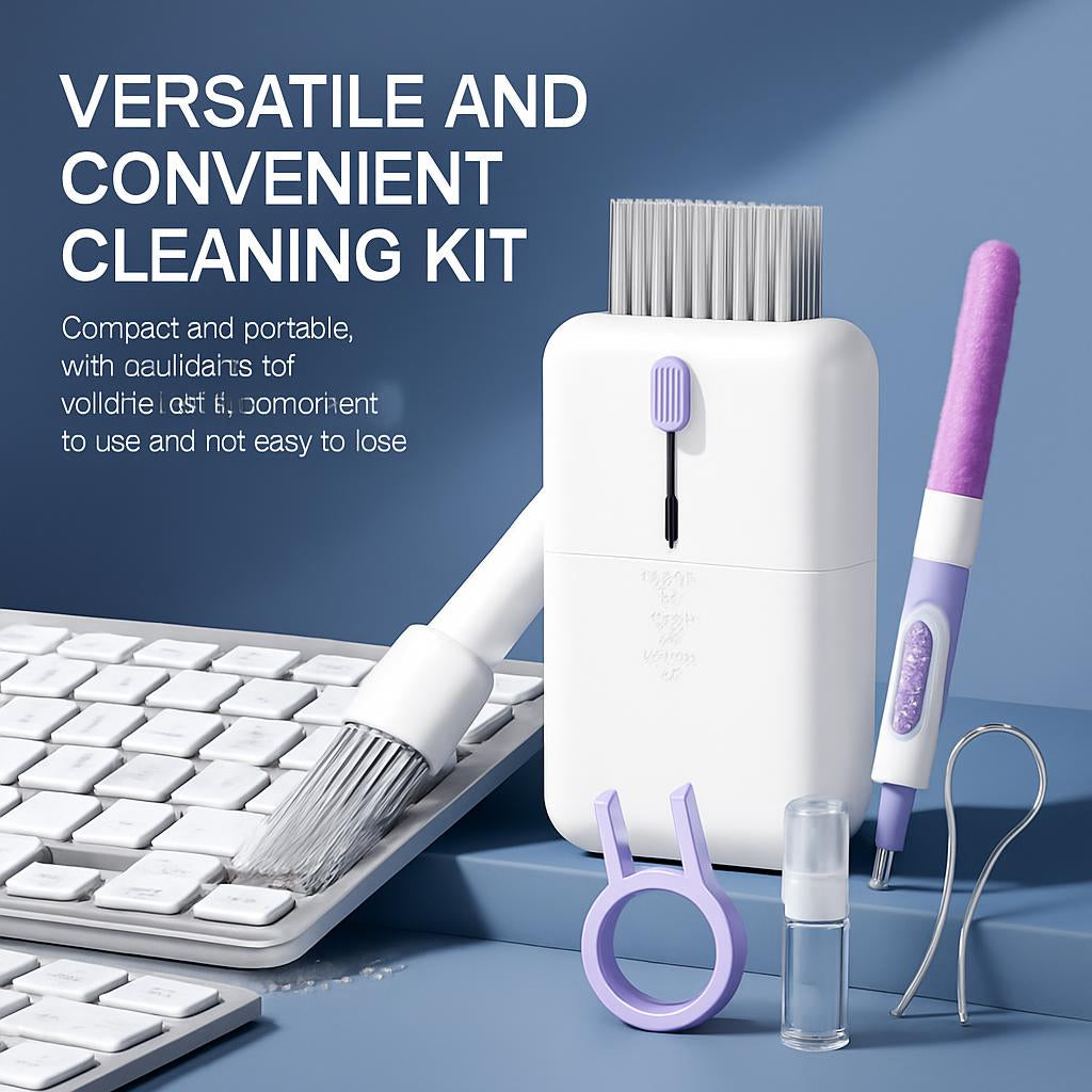 11-in-1 PC Cleaning Kit - Multi-Functional, Eco-Friendly, Compact Design - Lush Brush